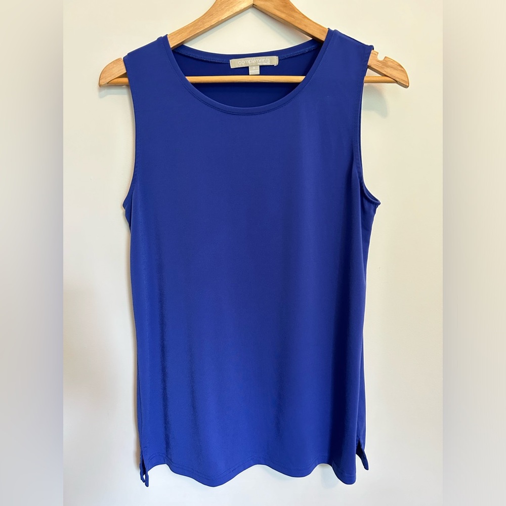 Compliments by Erin London - Violet sleeveless blouse top